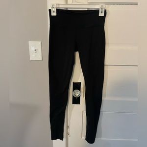 Lululemon Black Leggings Low Waisted - Size 4
